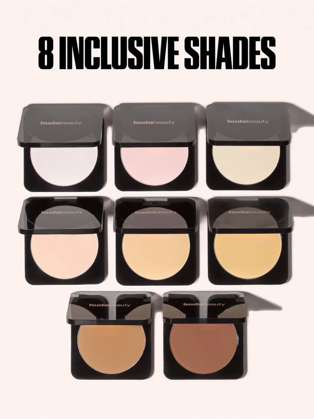 HUDA BEAUTY Easy Bake Pressed Airbrush Matte Powder In Peach CupCake